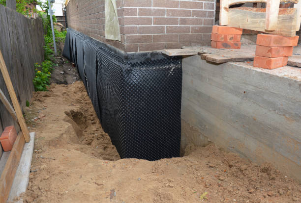 Crawl space vapor barrier installation in Hartford, IL